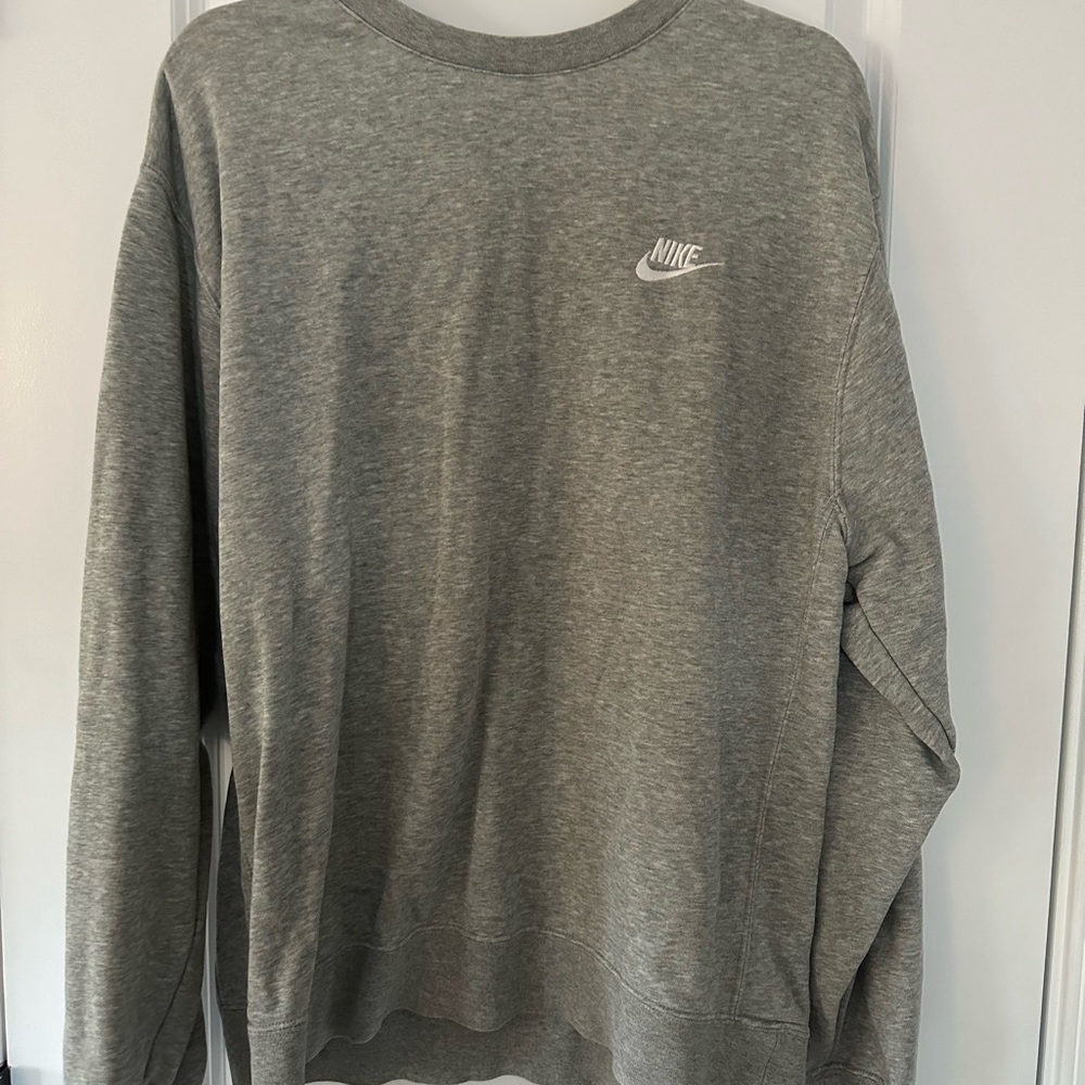 Nike logo crew neck sweater